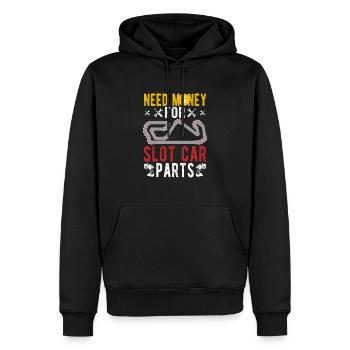 Besoin d’argent pour Slot Car Parts Slot Car Gift Idea - Sweat à capuche Premium bio Homme - noir - Devant - Nico (187cm)