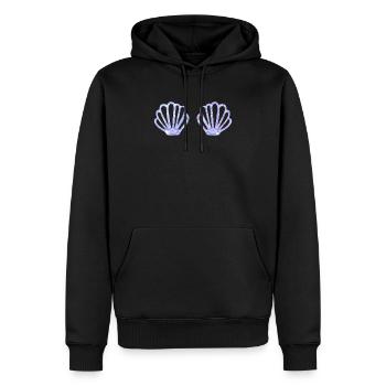 Meerjungfrau Lovers Funny Halloween Muscheln Meer - Männer Premium Bio Hoodie - Schwarz - Vorne - Nico (187cm)