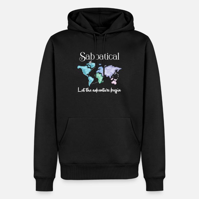 Sabbatical Geschenkidee, Geschenk für Sabbatical - Männer Premium Bio Hoodie - Schwarz