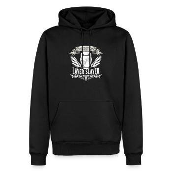 Cameo Glass Artist - Layer Slayer - Cameo - Sweat à capuche Premium bio Homme - noir - Devant - Nico (187cm)