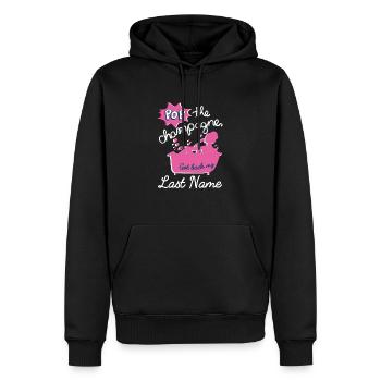 Lustiges Scheidung Glücklich Geschieden und - Männer Premium Bio Hoodie - Schwarz - Vorne - Nico (187cm)