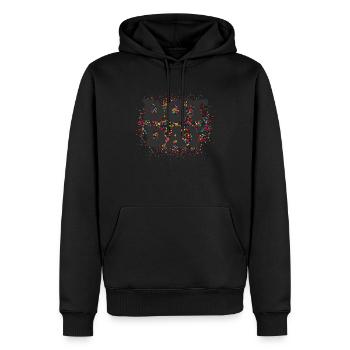 Chemise Dot Day Kids Boys Girls 2023 15 septembre - Sweat à capuche Premium bio Homme - noir - Devant - Nico (187cm)