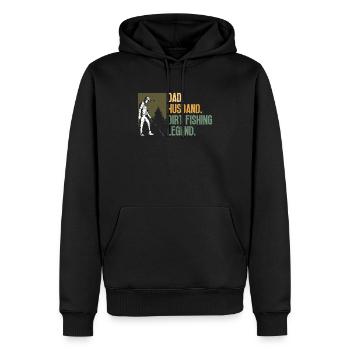 Metalldetektor Schatzsuche Papa Sondengänger - Männer Premium Bio Hoodie - Schwarz - Vorne - Nico (187cm)