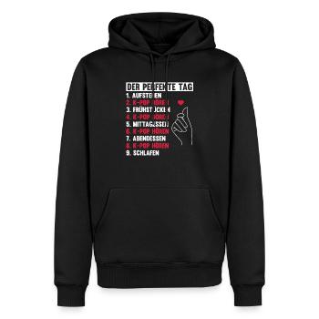 Korea Musik Kpop - Männer Premium Bio Hoodie - Schwarz - Vorne - Nico (187cm)