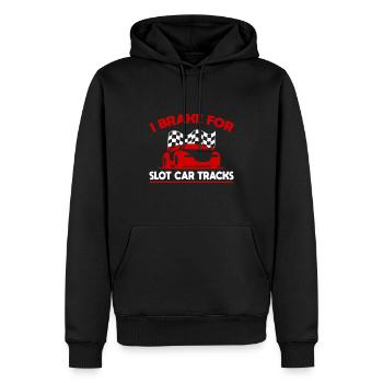 I Frein pour Slot Car Tracks Slot Car Drag Racing - Sweat à capuche Premium bio Homme - noir - Devant - Nico (187cm)
