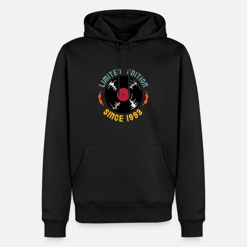 1993 30e anniversaire - Sweat à capuche Premium bio Homme - noir