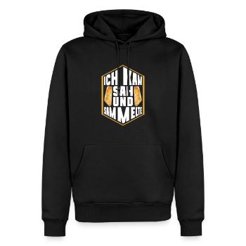 Geologe Steinsammler Steine Geologie Spruch - Männer Premium Bio Hoodie - Schwarz - Vorne - Nico (187cm)