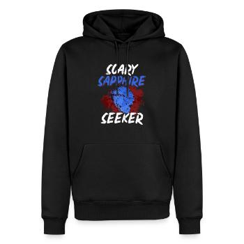 Geologist Stone Collector Stones Geology Halloween - Men’s Premium Organic Hoodie - black - Front - Nico (187cm)