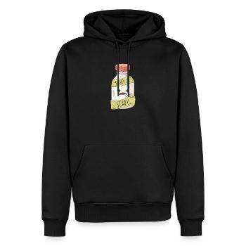 Milchprodukte sind beängstigend laktoseintolerant kühle vegane Milch - Männer Premium Bio Hoodie - Schwarz - Vorne - Nico (187cm)