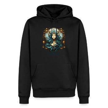 Vérifiez votre compatibilité Libra - Libra Women - Sweat à capuche Premium bio Homme - noir - Devant - Nico (187cm)
