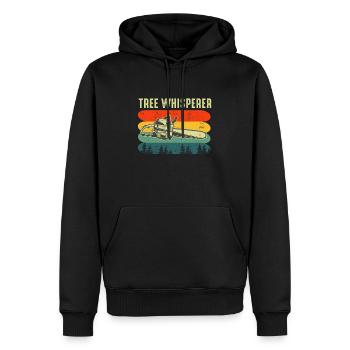 Baumpfleger Baumchirurg Holzarbeiter Lustiger Holzfäller - Männer Premium Bio Hoodie - Schwarz - Vorne - Nico (187cm)