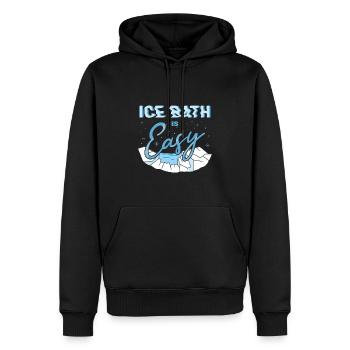 Ice Swimming Ice Bath Is Easy Ice Bather Gift idea - Männer Premium Bio Hoodie - Schwarz - Vorne - Nico (187cm)