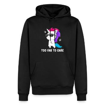 Androgynous - Androgynous Pride - Androgynous Flag - Männer Premium Bio Hoodie - Schwarz - Vorne - Nico (187cm)