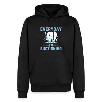 Zahnarzt Zahnarztpraxis - Männer Premium Bio Hoodie - Schwarz - Vorne - Nico (187cm)