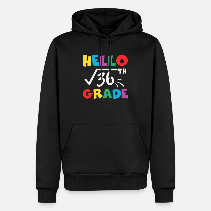 Hello 36th grade - Männer Premium Bio Hoodie - Schwarz