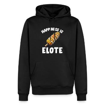 Elote Fille Femmes Elote Mexicain Maïs Nourriture Comida - Sweat à capuche Premium bio Homme - noir - Devant - Nico (187cm)
