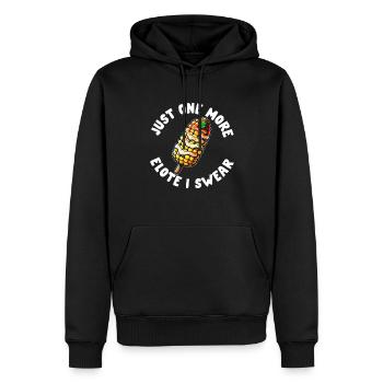 Elote Fille Femmes Elote Mexicain Maïs Nourriture Comida - Sweat à capuche Premium bio Homme - noir - Devant - Nico (187cm)