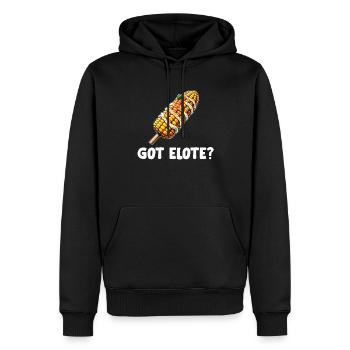 Elote Fille Femmes Elote Mexicain Maïs Nourriture Comida - Sweat à capuche Premium bio Homme - noir - Devant - Nico (187cm)