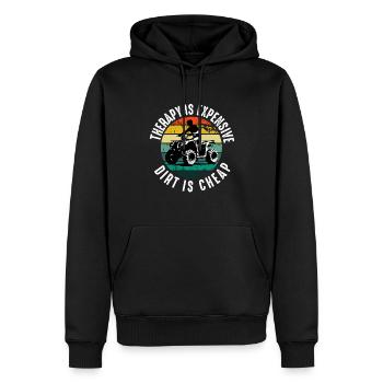 4 Roues Pour Hommes Grand-Père VTT Quad Bike Racing - Sweat à capuche Premium bio Homme - noir - Devant - Nico (187cm)