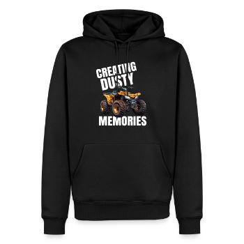 4 Roues Pour Hommes Grand-Père VTT Quad Bike Racing - Sweat à capuche Premium bio Homme - noir - Devant - Nico (187cm)