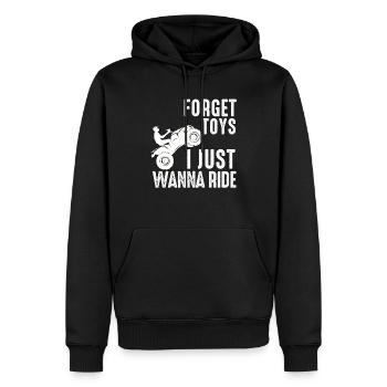 4 Roues Pour Hommes Grand-Père VTT Quad Bike Racing - Sweat à capuche Premium bio Homme - noir - Devant - Nico (187cm)