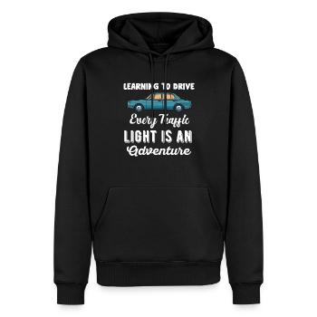 Neue Fahrschüler Mädchen Frauen Mutter Tochter - Männer Premium Bio Hoodie - Schwarz - Vorne - Nico (187cm)