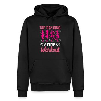Tap Dance Teacher Appreciation For Women Girls - Men’s Premium Organic Hoodie - black - Front - Nico (187cm)