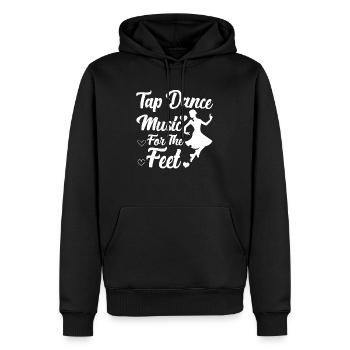Tap Dance Teacher Appreciation For Women Girls - Men’s Premium Organic Hoodie - black - Front - Nico (187cm)