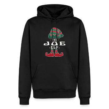 Joe Elf Family Matching Group Christmas Mom Dad - Men’s Premium Organic Hoodie - black - Front - Nico (187cm)
