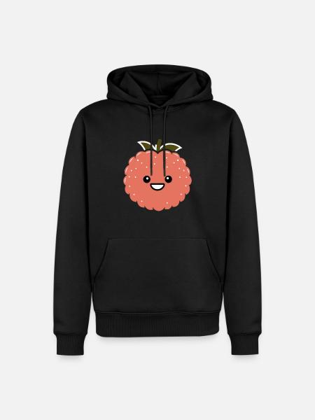 Fruit Humour little lychee - Men’s Premium Organic Hoodie - black