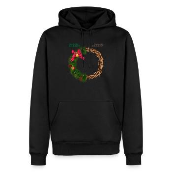 This Is The Season This Is The Reason Christian - Men’s Premium Organic Hoodie - black - Front - Nico (187cm)
