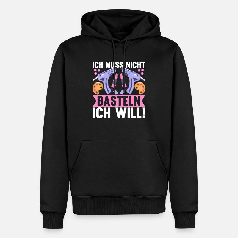 Bastler Basteln - Männer Premium Bio Hoodie - Schwarz