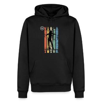 Number One Viola Tutor - Gift Idea For Viola Teach - Men’s Premium Organic Hoodie - black - Front - Nico (187cm)