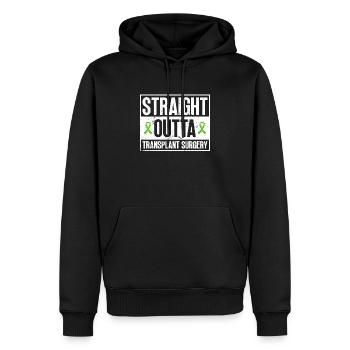 Organ Spender Organtransplantation Organspende - Männer Premium Bio Hoodie - Schwarz - Vorne - Nico (187cm)
