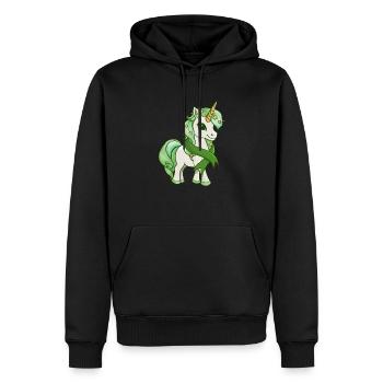 Don d’organes Greffe d’organes Don d’organes - Sweat à capuche Premium bio Homme - noir - Devant - Nico (187cm)