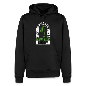 Organspender Gallenblase Organtransplantation - Männer Premium Bio Hoodie - Schwarz - Vorne - Nico (187cm)