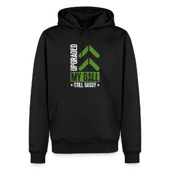 Organspender Gallenblase Organtransplantation - Männer Premium Bio Hoodie - Schwarz - Vorne - Nico (187cm)