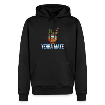 Argentinien Argentinische Flagge Männer Damen Camisa - Männer Premium Bio Hoodie - Schwarz - Vorne - Nico (187cm)