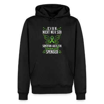 Cellules souches Thérapie par cellules souches Don de cellules souches - Sweat à capuche Premium bio Homme - noir - Devant - Nico (187cm)