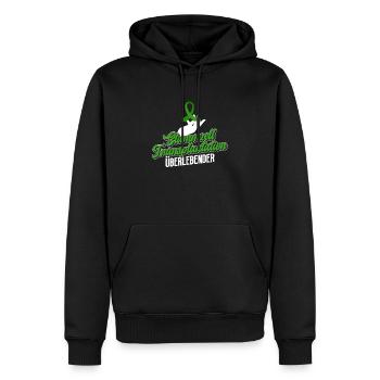 Cellules souches Thérapie par cellules souches Don de cellules souches - Sweat à capuche Premium bio Homme - noir - Devant - Nico (187cm)