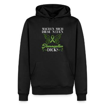Cellules souches Thérapie par cellules souches Don de cellules souches - Sweat à capuche Premium bio Homme - noir - Devant - Nico (187cm)