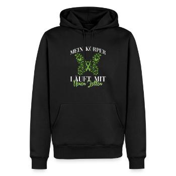 Cellules souches Thérapie par cellules souches Don de cellules souches - Sweat à capuche Premium bio Homme - noir - Devant - Nico (187cm)