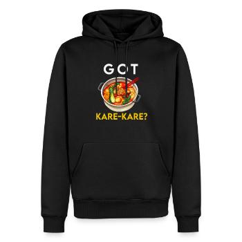 Philippines Philippines Femmes Hommes Cuisine philippine - Sweat à capuche Premium bio Homme - noir - Devant - Nico (187cm)