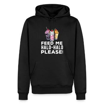 Philippines Philippines Femmes Hommes Cuisine philippine - Sweat à capuche Premium bio Homme - noir - Devant - Nico (187cm)