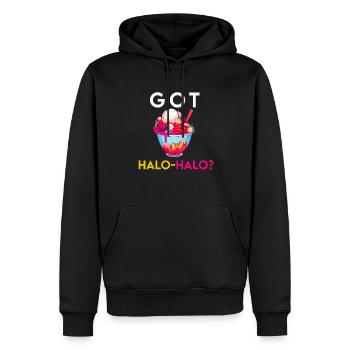 Philippines Philippines Femmes Hommes Cuisine philippine - Sweat à capuche Premium bio Homme - noir - Devant - Nico (187cm)