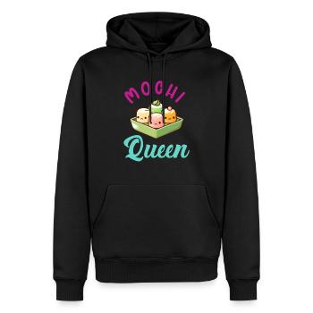 Mochi Japanischer Reiskuchen Süßigkeiten Snack Süßes Mochi - Männer Premium Bio Hoodie - Schwarz - Vorne - Nico (187cm)