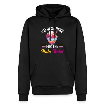 Philippines Philippines Femmes Hommes Cuisine philippine - Sweat à capuche Premium bio Homme - noir - Devant - Nico (187cm)