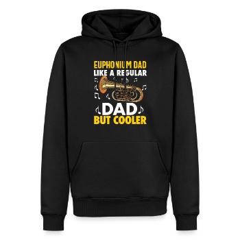 Lustiger Euphoniumspieler für Männer Frauen Euphonist - Männer Premium Bio Hoodie - Schwarz - Vorne - Nico (187cm)