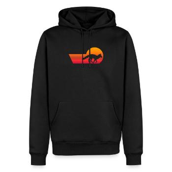 Lustige Geschenke für Fuchsliebhaber - Männer Premium Bio Hoodie - Schwarz - Vorne - Nico (187cm)