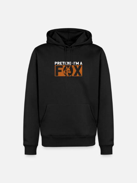 Lustige Geschenke für Fuchsliebhaber - Männer Premium Bio Hoodie - Schwarz